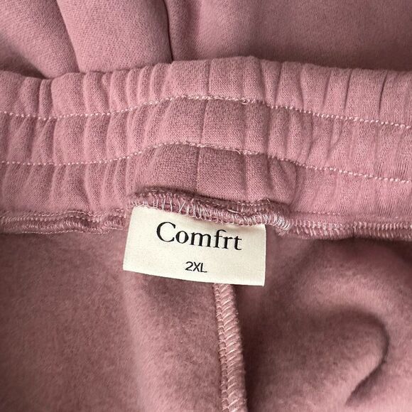 NWOT Limited Comfrt Coordinate In Orchid Mauve Oversized Weighted Sweatpants - Picture 8 of 8